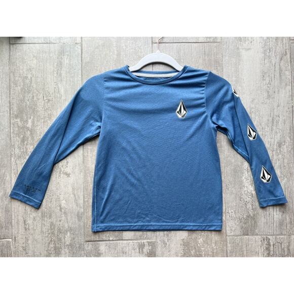 VOLCOM Anti - UV Sun Protection 30+ SPF Boys Kids Youth Long Sleeve Top Beach 6 - Picture 1 of 10
